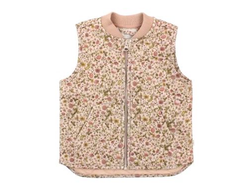 Wheat termovest Gilet Eden watercolor flora